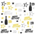 thumbnail image 4 of 50TH Birthday Confetti Black And for Birthday Party s 30G, 4 of 7