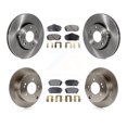 thumbnail image 1 of Transit Auto Front Rear Disc Brake Rotors and Ceramic Pads Kit for Car 2007-2009 Kia Rondo K8T-101430, 1 of 11