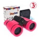 thumbnail image 2 of Binoculares, Binoculares pequeños, Juguete portátil compacto a prueba de golpes, Regalos para niños de 3 a 12 años Regalos de Navidad y cumpleaños, Favores de fiesta para niños (4 * 30 rosa) JM JM, 2 of 5