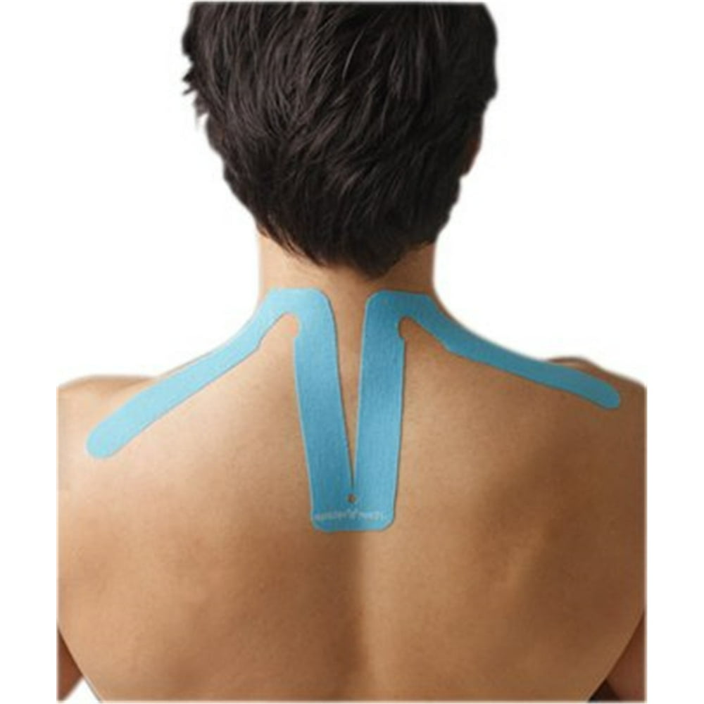 Spider Tech kinesiology tape, neck, black