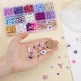 thumbnail image 3 of 1150Pcs Polymer Clay Beads Flower Shell fariy horse Pendants Alloy Enamel Pendants Bracelet Making Kit for Jewelry Bracelets Earrings Necklace Making colorful, 3 of 5