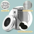 thumbnail image 3 of Countertop Compost Bin Kitchen | 1.3 Gallon | Odorless Composting Bin with Carbon Filters | Indoor Compost Bin with Lid | Stainless Steel Kitchen Composter for Food Scraps & Waste Recycling, 3 of 6
