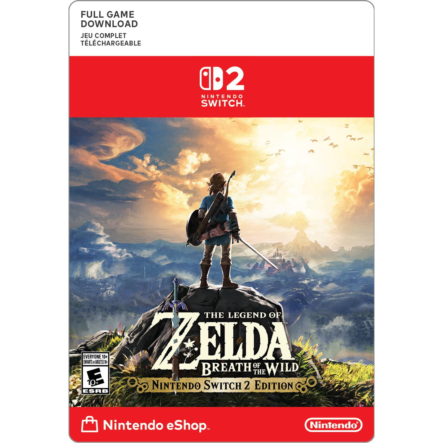 The Legend of Zelda: Breath of the Wild – Nintendo Switch 2 Edition (Digital Code)