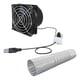 thumbnail image 1 of Extractor de pared USB montado en la pared, ventilador de yate de alta velocidad, ventilador de ventilación, ventilador de tubo para ventana, cuarto Tubo de ventilador único 3M, 1 of 8
