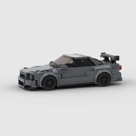 BeeEtMoc Skyline GT-R R34 Racer Assembly DIY Puzzle Toy Model, 1 Count
