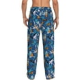 thumbnail image 7 of Salouo Hawaiian Style Print Pajama Pants for Men, Lounge Pants Elastic Waistband Casual Men's sleepwear Loungewear Sleep Pajama Pant -X-Large, 7 of 7