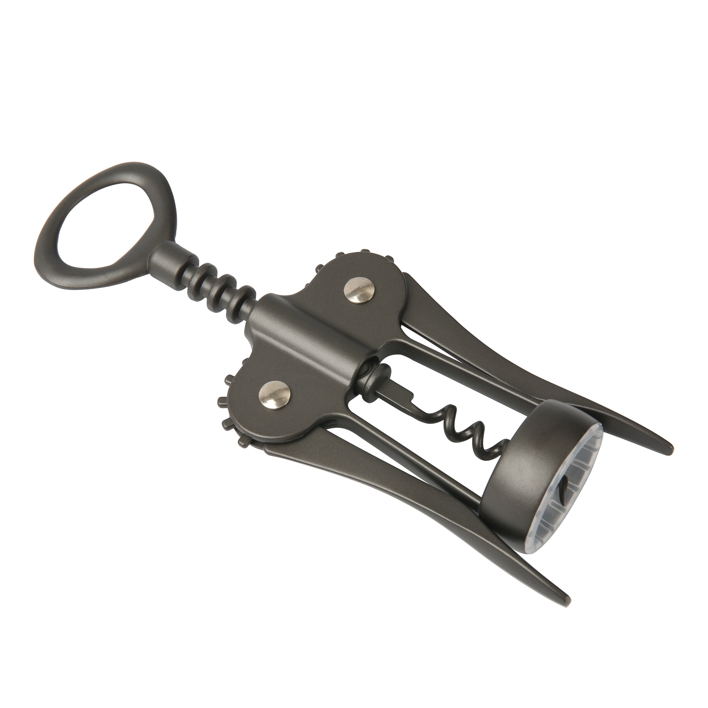 Better Homes and Gardens Winged Black Zinc Alloy Corkscrew with Bottle Opener