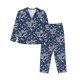 thumbnail image 1 of Fotbe Dragon Conjunto de Pijama de Manga Larga para Mujer con Estampado, Ropa de Dormir de 2 Piezas, Conjunto de Casa Suave y Cómodo con Bolsillos-Medium, 1 of 7