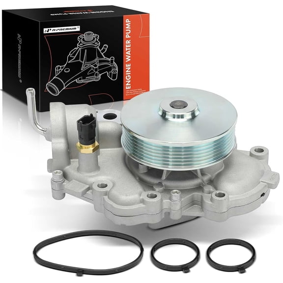 A-Premium Engine Water Pump with Gasket Compatible with Jeep Grand Cherokee 2014-2018 & Ram 1500 2014-2018, V6 3.0L Diesel