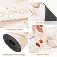 thumbnail image 6 of FREEAMG Unique Marble Glitter Dust Long Trivet Table Runner Non-Slip Heat Resistant Table Protector Waterproof Hot Pads Pot Holder Table Mats, 6 of 7