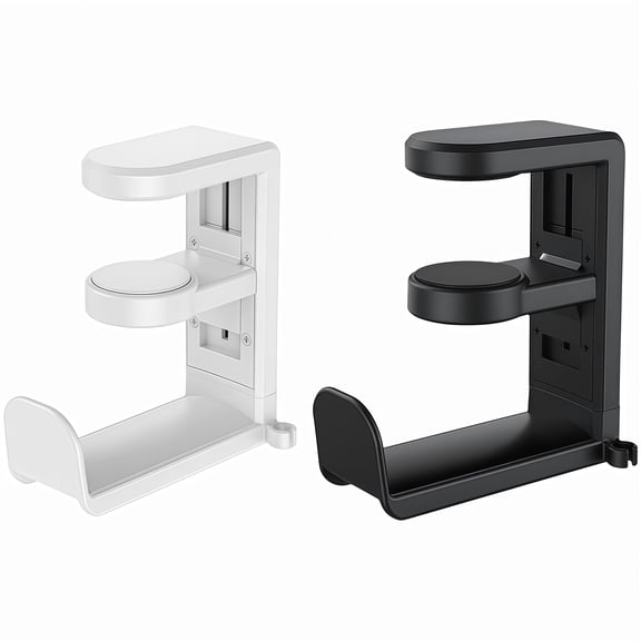 2PCS Clip-On Headphone Stand For Desk Organizing