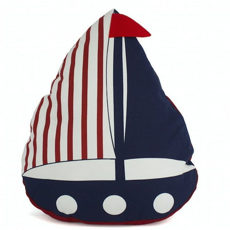 Handcrafted Nautical Decor American Sailboat Nautical Decorative Throw Pillow - Walmart.com