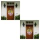 thumbnail image 1 of Billuyoard Round Wood Welcome Sign Fake Porch Hanging Home Front Decors Door Festival estilo 2 2Conjunto, 1 of 1