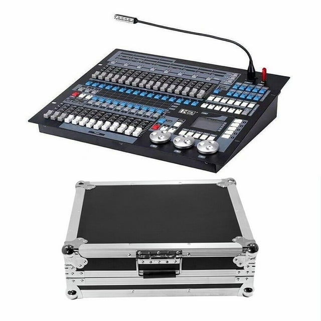 1024 DMX Stage Lighting controller DJ controller Equipment with Flight Case Kit