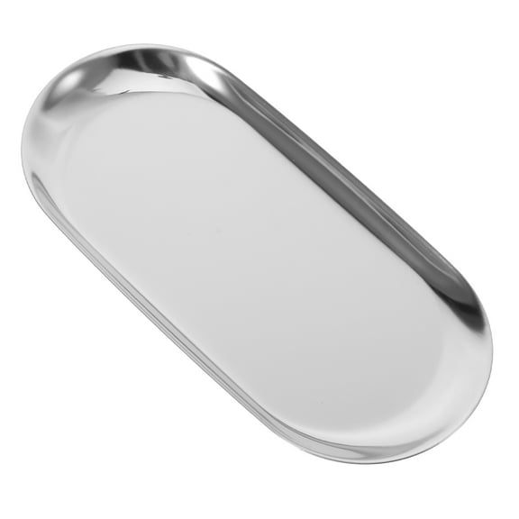 Tip Tray Jewelry Tray Stainless Steel Tip Plate Restaurant Change Tray Jewelry Plate Change Money Tray Travel