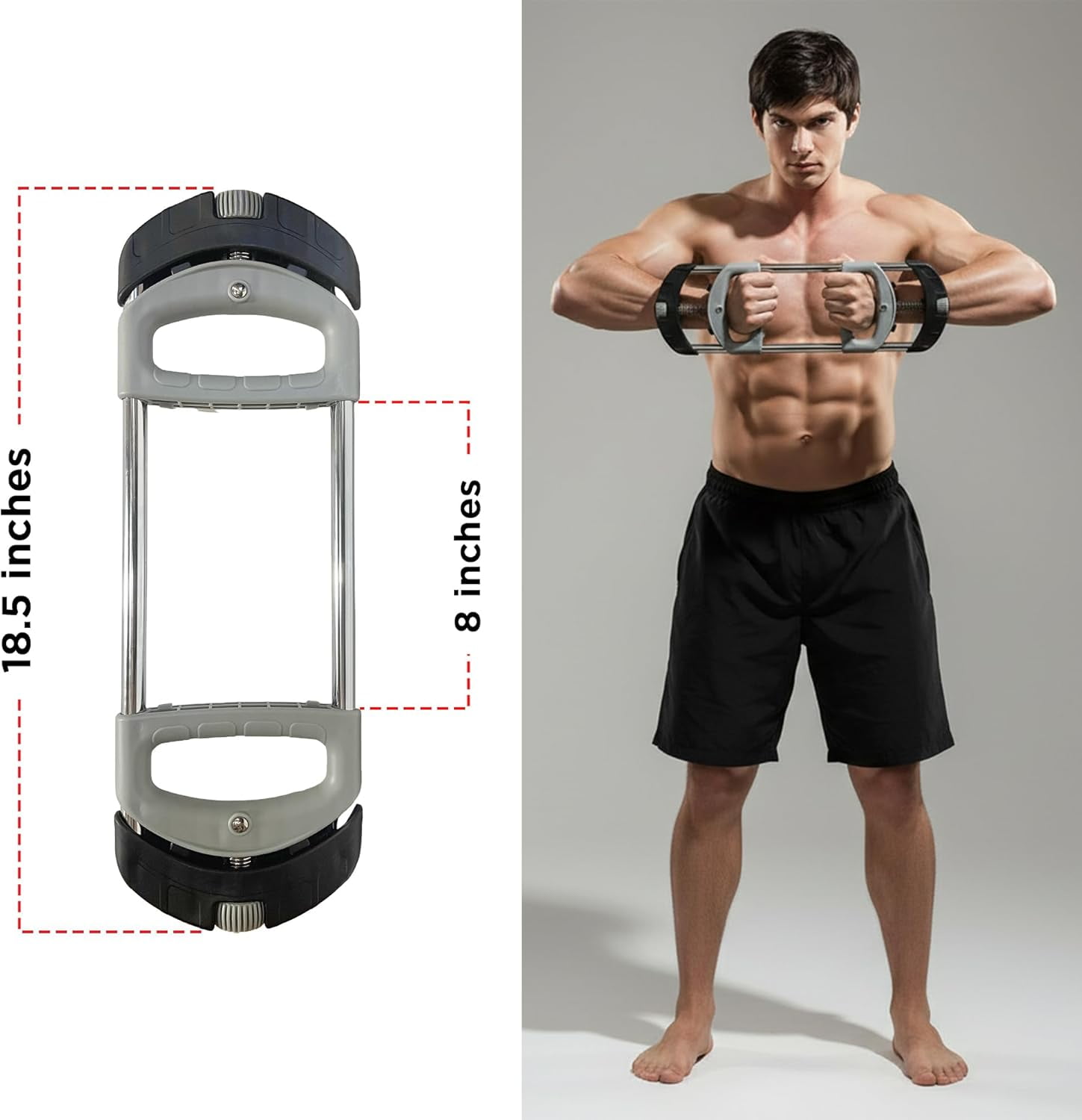 Ultimate Adjustable Arm Grip: Strengthen Forearms, Wrists & Fingers - Portable, Versatile, and Effective Fitness Solution for All