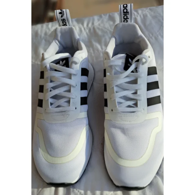 Ad-id-as ORIGINAL MULTI MEN'S SNEAKER CASUAL SHOES WHT/BLK SIZE 11