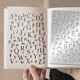thumbnail image 5 of Plantillas de letras irregulares de la A a la Z, plantilla de metal, letras mayúsculas y minúsculas, 5 of 9
