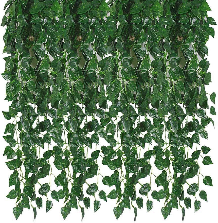 84Ft Artificial Ivy Garland Fake Plants Vine Hanging Garland Leaf Home Decor 