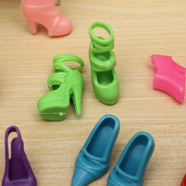 40Pairs//Lot Doll Shoes High Heel Sandals for Barbie Doll Fashion