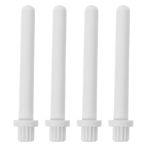 4 piezas de soporte multifuncional de plástico para hilos de máquinas de coser y bordar. Incluye portacarretes resistente y organizador de hilos.