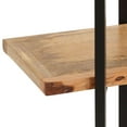 thumbnail image 3 of vidaXL Bookshelf 4-Tier Bookcase Book Rack Standing Shelves Solid Wood Mango, 3 of 16