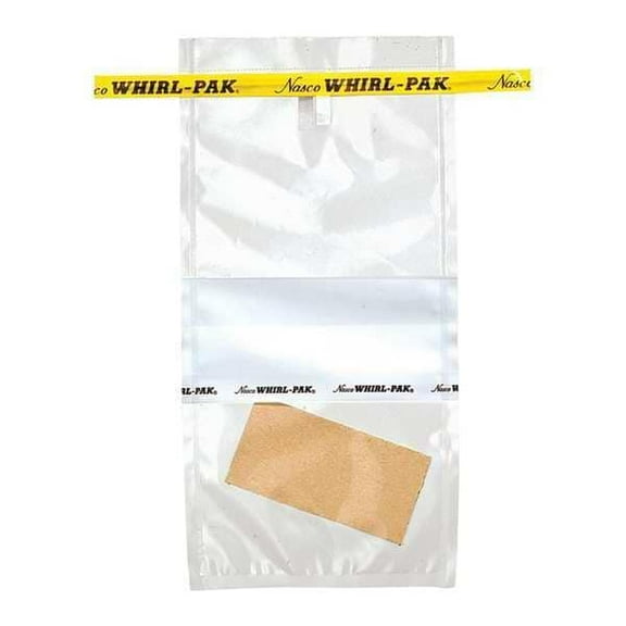 Whirl-Pak Sampling Bag,Clear,18 oz.,9" L,PK100 B01245