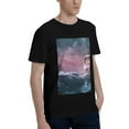 thumbnail image 2 of Bingfone Boat Lighthouse Storm Waves Men'S Loose Fit Short-Sleeve Pocket T-Shirt, 2 of 7
