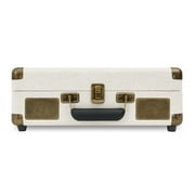 Victrola Venture Bluetooth Portable Mid-Century Modern Suitcase Record Player with 3-Speed Turntable & Built-in Speakers | Oak