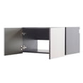 thumbnail image 2 of CoSoTower Wood Wall Mounted Garage Cabinet in Metallic Gray, 2 of 9
