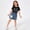 Black, variant on FSYBOA Girls Summer Outfit Sets , Shorts Sleeves Casual Elastic Waist Vacation Kids Clothing Set Pink Size 7 T