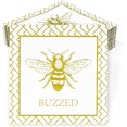 thumbnail image 3 of 100 Bee Buzzed Cocktail Beverage Napkins Disposable Paper Gold Honey Bumble Bees Dessert Napkin for Spring Summer, 3 of 8