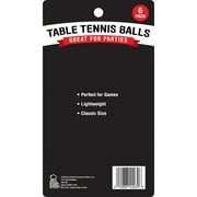 Drinkmate Best Brands Tabletop Tennis Ball Plastic White (Pack of 6)