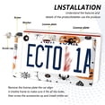 thumbnail image 3 of Aluminum License Plate Frame 2 Pack Car Exterior Accessory Car Tag Holder for Front Rear Plates Cars Decor Halloween Doodle, 3 of 6