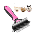 thumbnail image 2 of Cepillo Deslanador Mascotas 2 En 1  Malubeo ROSA NEGRO, 2 of 4