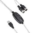 thumbnail image 6 of MIDI Cable, Music Editing Line MIDI USB Converter, USB To MIDI For True Plug & Play, 6 of 8