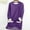 A## Purple, variant on Olyvenn Womens Tops Casual Plus Size Loose Women Thick Fleece Sweatshirt Winter Velvet Warm O-neck Underwear Top For Women 2022