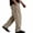 Khaki, variant on HomeDM Corduroy Sweatpants with Pockets for Men Casual Athletic Joggers Khaki Elastic Waist Workout Pants Size L