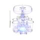 thumbnail image 3 of 6 Dispensadores de vidrio, accesorios para herramientas de bebida, dispensador de líquido transparente para bodas Luz de cepillo de 6 tazas, 3 of 9
