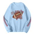 thumbnail image 4 of Chandail en Molleton Mode Homme Rugby Imprimé Col Rond Chaud Confortable Hiver Automne Décontracté Chandail, 4 of 4