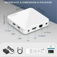 thumbnail image 5 of H96 Max Android 14.01 TV Box 4K HDR10+ WiFi 6 Allwinner H313 Quad Core Streaming Media Player with 5G WiFi & BT 4.0, 5 of 5