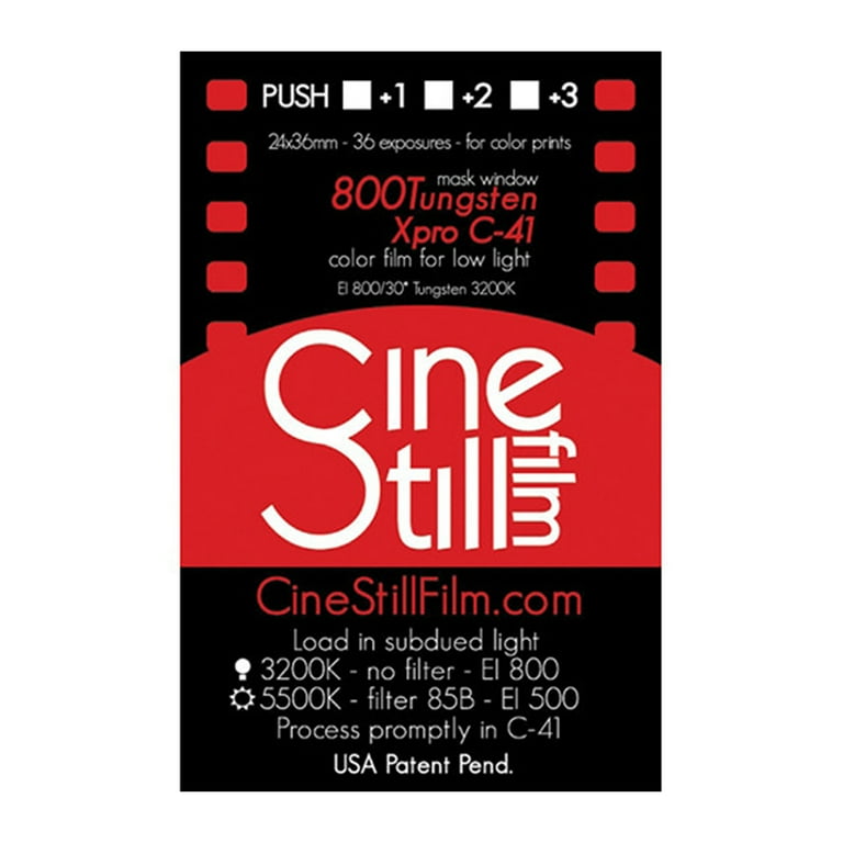 CINESTILL 800T 36枚撮 20 本　セット Amazon | CineStill 800T カラーネガフィルム 35mm 36枚撮り 5本