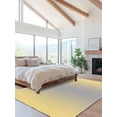 thumbnail image 2 of Ombre Area Rug for Bedroom 2.7x5 Ft Lemon Yellow and Grey Gradient Super Soft fuzzy Throw Rug Non-Slip Fluffy Plush Indoor Floor Carpet for Living Room Nursery Home Decor, 2 of 8