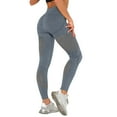 thumbnail image 1 of Leggings de yoga elásticos de cintura alta para mujer - Pantalones de fitness con efecto push up para correr, 1 of 4