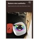 thumbnail image 5 of Retro Tocadiscos Altavoz Bluetooth Mini Vintage Caja de Música Sonido Hifi Grabadora HD con Luz Colores Soporte Tarjeta TF, 5 of 5