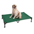 thumbnail image 1 of Veehoo Cooling Elevated Dog Bed, Portable Raised Pet Cot with Washable & Breathable Mesh, No-Slip Rubber Feet for Indoor & Outdoor Use, X Large, Green, 1 of 8