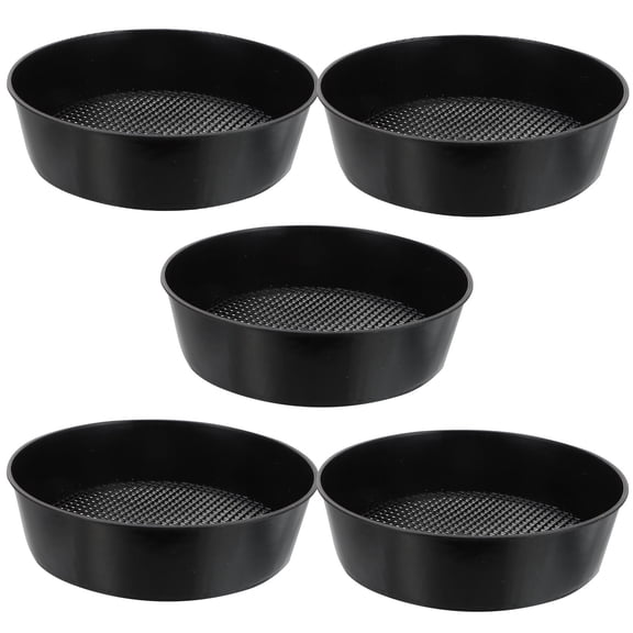 PENIKOKO 5-Pack Plastic Soil Sifter Set for Gardening, , and Outdoor Use with Mesh Screens