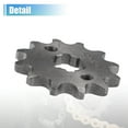 thumbnail image 5 of Unique Bargains 420 Style 12T Teeth 17mm ID Motorcycle Front Engine Sprocket Set for 50cc 70cc 110cc 125cc Motorcycle, 5 of 6