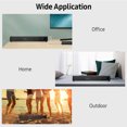 thumbnail image 2 of Docooler docooler S2 Pro Multimedia Speaker with 360° Surround Sound, USB & Dual 3.5mm Input, RGB Control Knob for PC and Desktop Use, 2 of 6