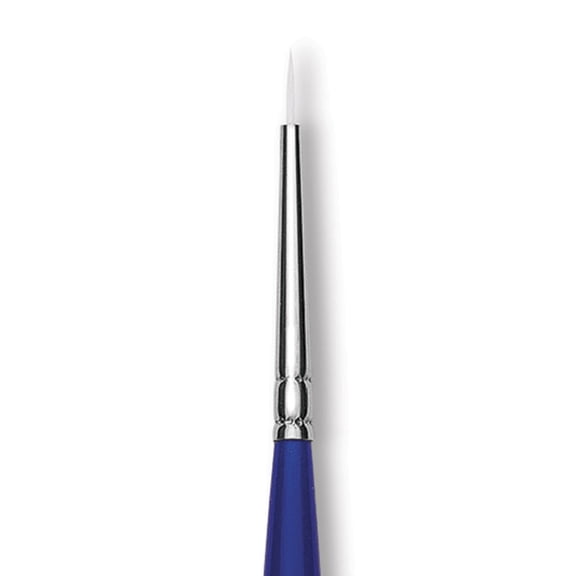 Blick Scholastic Wonder White Brush - Round, Long Handle, 3/0